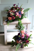 Basilo, wiązanka nagrobna, dł.75cm