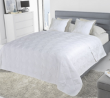 bawełniana narzuta Lorianna kość słoniowa, wym.160x220cm + poszewki 2 szt. 45x45cm