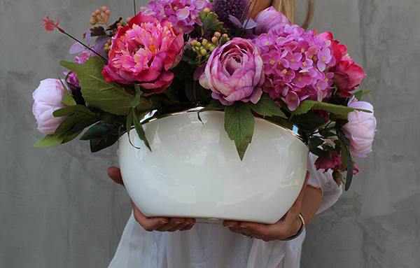 Pallina, kompozycja kwiatowa / bukiet, wys.38cm