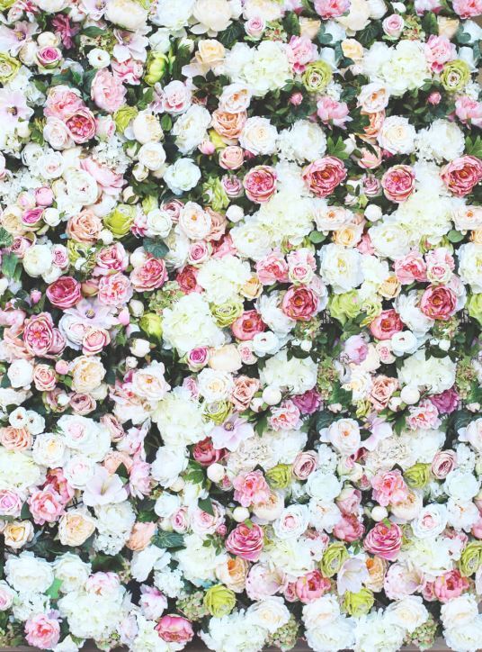 jednostronna ściana kwiatowa, Maria Antonina, wym. 50x50cm