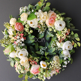 wiosenny wianek Kanea na drzwi śr.28cm 