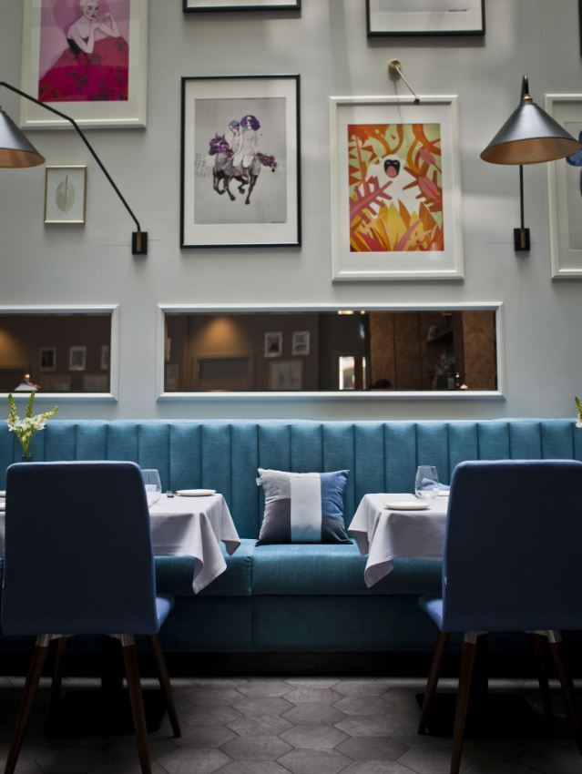 Geometric Berlin, poduszka dekoracyjna welurowa, wym.45x45cm