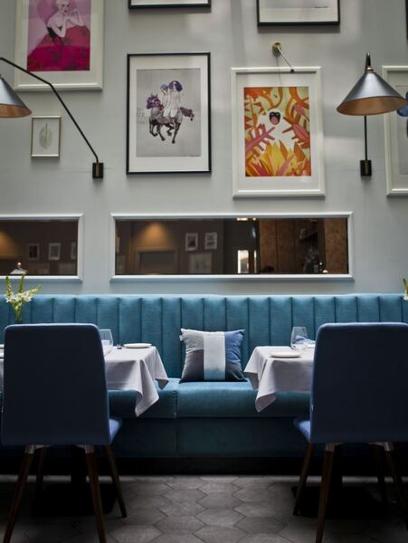 Geometric Berlin, poduszka dekoracyjna welurowa, wym.45x45cm