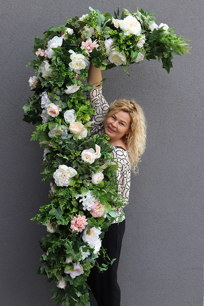 Bellato, ekskluzywna girlanda kwiatowa, dł.100cm