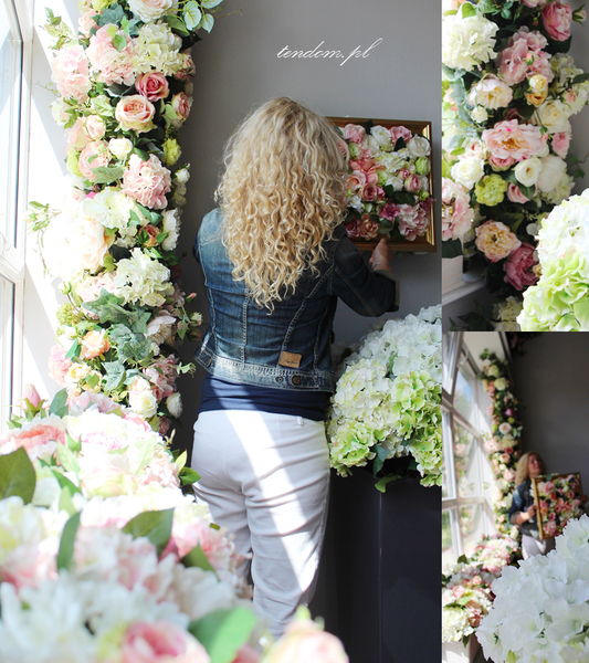 Maria Antonina girlanda dwustronna - wariant ze zdjęcia, dł.270cm 