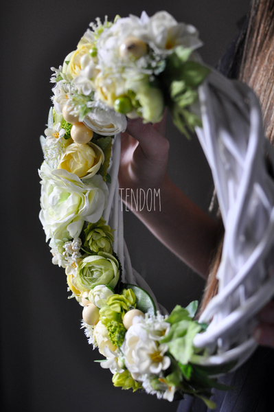 Bella Casa, dekoracyjny wianek na drzwi, śr.30cm