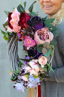 elegancki wianek na drzwi England, śr.42cm 