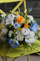  Jessina Blue, barwna wiosenna kompozycja, wym.33x49cm