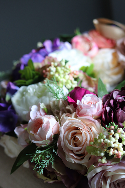 Sorella, przepiękny wianek na drzwi, śr.50cm