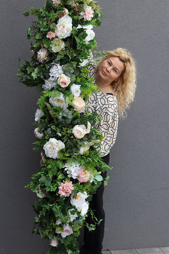 Bellato, ekskluzywna girlanda kwiatowa, dł.100cm