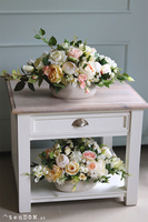 Arroyo, bogata kompozycja kwiatowa na stół, wym.26x46cm