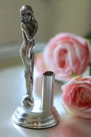 Belladonna, posrebrzany pojemnik na wykałaczki,  wys.12cm