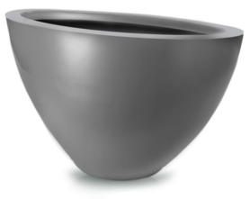 Fiberglass donica Queen Graphite 76x38x47cm