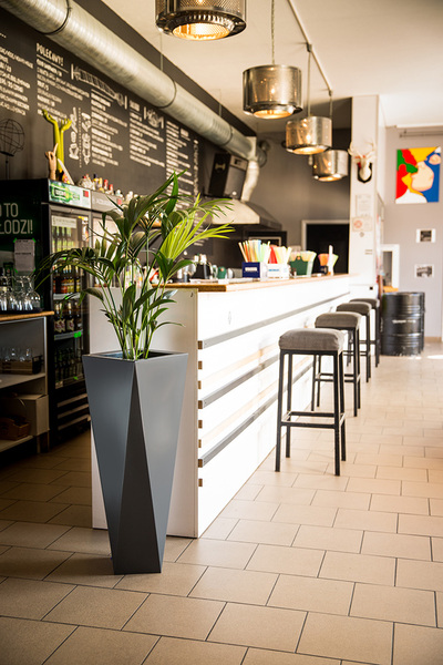 Rossa donica antracyt 45x90cm