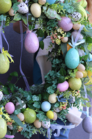 Easter Pastel, podwieszany wianek wielkanocny, śr.80cm