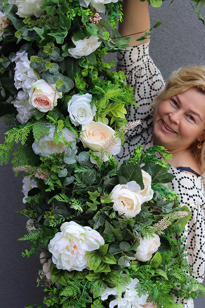 Bellato, ekskluzywna girlanda kwiatowa, dł.100cm