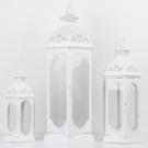 Gardenarium, komplet lampionów metalowych, 3szt