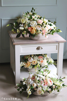 Arroyo, bogata kompozycja kwiatowa na stół, wym.26x46cm