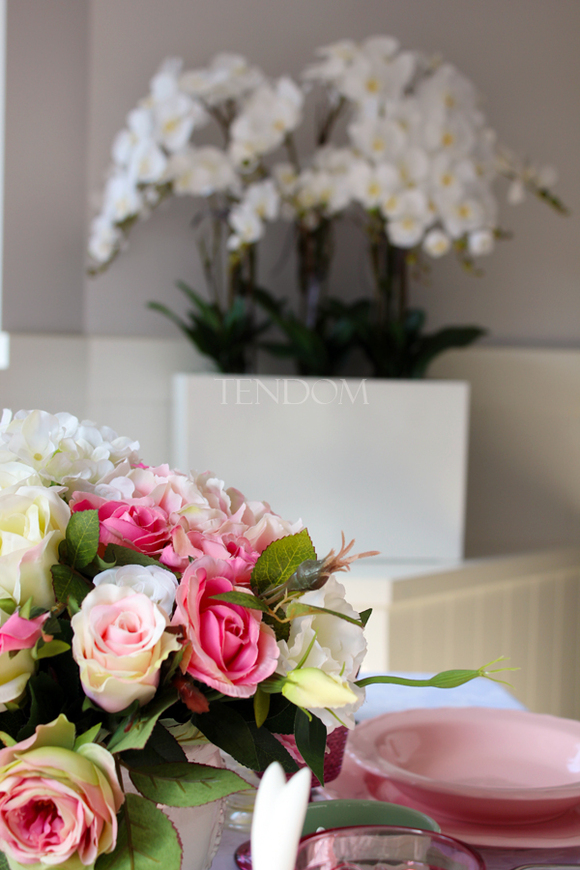 bardzo duży storczyk Hotel Design White Grande w donicy, wys.105cm 