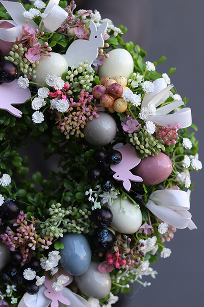 Relossa, gęsty wianek na drzwi, śr. 30cm