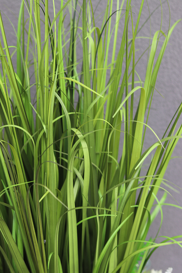 Presalio Grande, sztuczna trawa w podświetlanej donicy, wys.144cm 