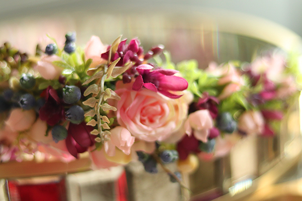 Amadeo, wianek na głowę z jagodami, rozmiar uniwersalny