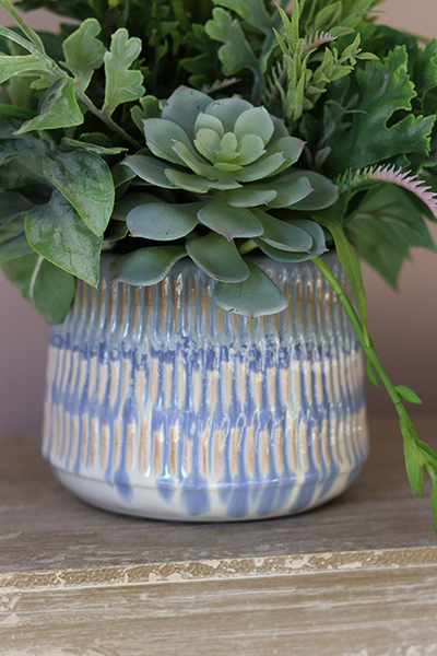 Lamano 1, efektowna kompozycja Sukulenty w ceramicznym naczyniu, wys. 40cm