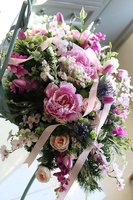 Nerona Pink, wysokiej jakości kompozycja nagrobna, wym.78x46cm