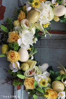 Sunny Cottage, wielkanocny wianek z jajkami, śr.33cm