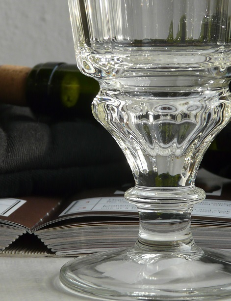 6 białych kielichów Absinthe La Rochere 300ml wys.15cm