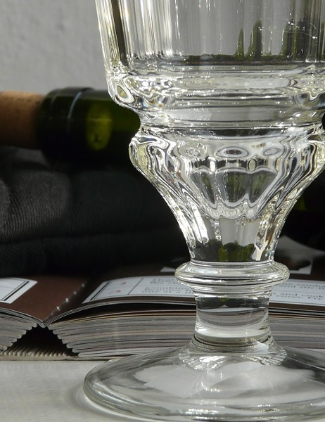 6 białych kielichów Absinthe La Rochere 300ml wys.15cm