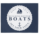 serwety na stół dekoracyjne granatowe Marynistyczne 2szt.