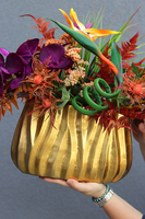 egzotyczna kompozycja ze strelicją, Derosa Mozambik, wym.46x77cm