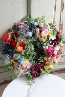 barwny wianek kwiatowy, Gerto, śr.30cm