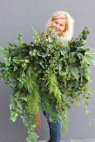 efektowna zielona girlanda, Greenway, dł.100cm  