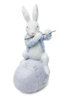 OD RĘKI Easter Music - Flet, figurka wielkanocna, wym.18x7x9cm