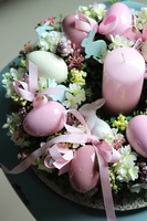 Alicja, wielkanocny stroik ze świecą, śr.33cm