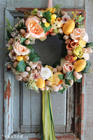 Sunny Cottage, wielkanocny wianek z jajkami, śr.33cm