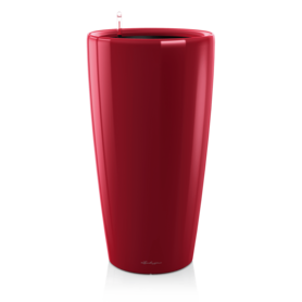 Rondo, wysoka donica z nawadnianiem, czerwona, wym.56x32cm