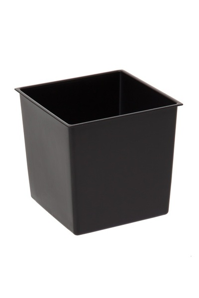 Fantasy kwadratowa donica rattan biała 19x19cm