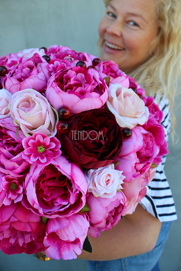 bukiet Flowerbox / kompozycja Energia Lata New, wys.48cm