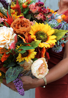 bogaty kosz z uchwytami do powieszenia Jesienna Radość wym.46x74x45cm 