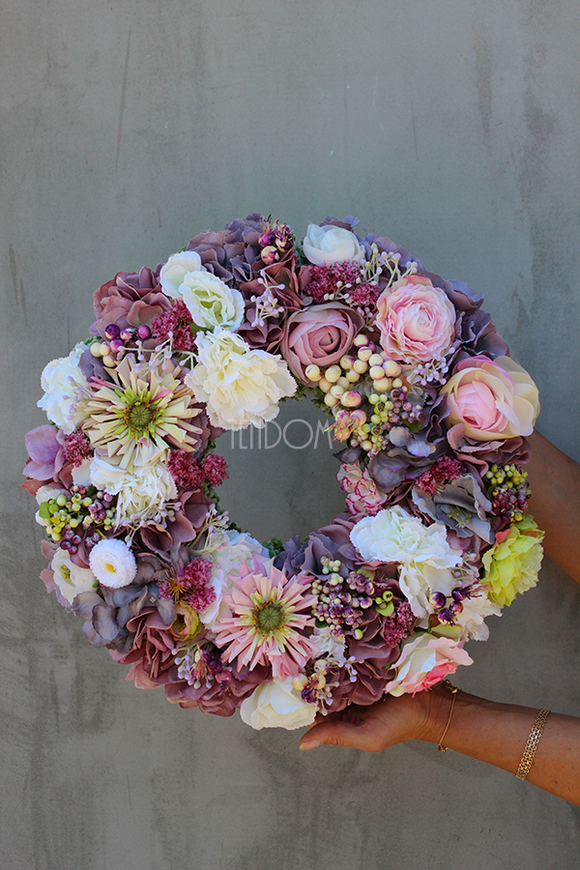 prześliczny wianek Sulencia, śr.39cm