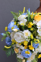  Jessina Blue, barwna wiosenna kompozycja, wym.33x49cm