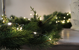 girlanda Green for Christmas ze światełkami led, dekoracja na stół / kominek, dł.180cm
