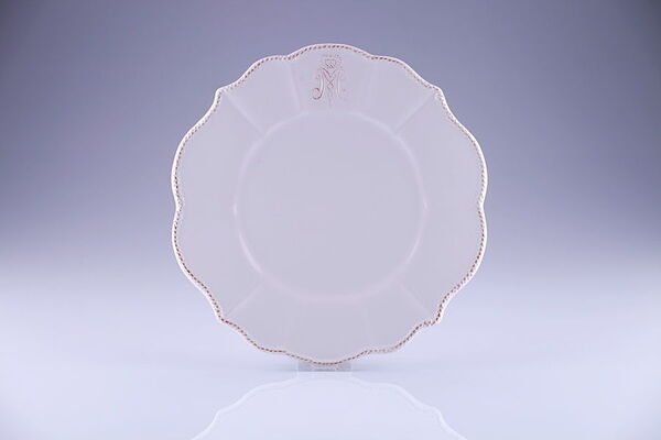Madame, talerz obiadowy, kremowy, śr.25cm