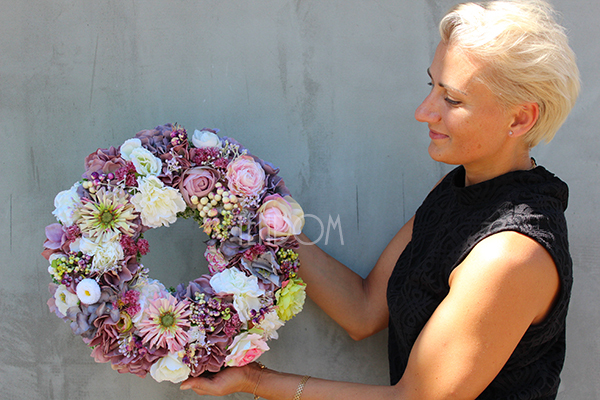 prześliczny wianek Sulencia, śr.39cm