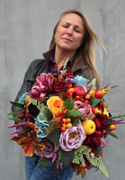 bogaty jesienny kosz Melancholia wys.31cm 