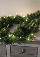 girlanda Green for Christmas ze światełkami led, dekoracja na stół / kominek, dł.180cm