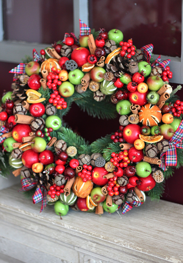 stroik & wianek, komplet świątecznych dekoracji Sadova 